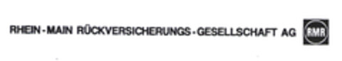 RHEIN-MAIN RÜCKVERSICHERUNGS-GESELLSCHAFT AG RMR Logo (EUIPO, 26.05.2003)