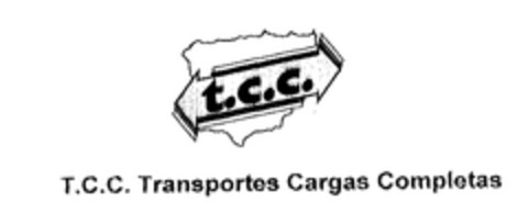 t.c.c. T.C.C. Transportes Cargas Completas Logo (EUIPO, 04/30/2004)