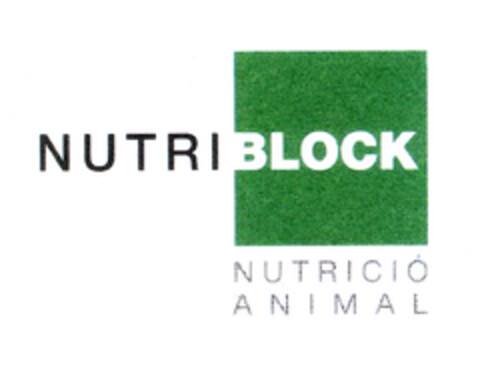 NUTRIBLOCK NUTRICIÓ ANIMAL Logo (EUIPO, 04/30/2004)