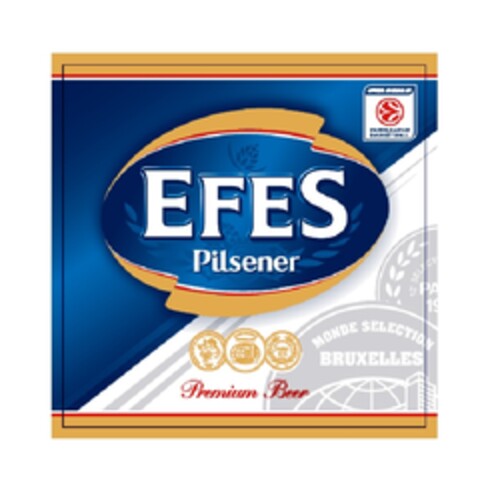 EFES Pilsener
Premium Beer Logo (EUIPO, 04/08/2010)