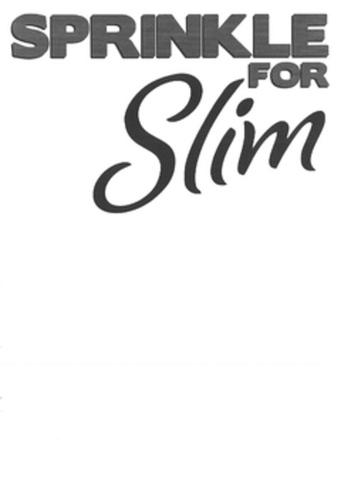 SPRINKLE FOR Slim Logo (EUIPO, 08.03.2012)