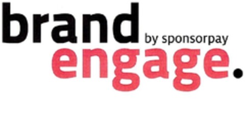 brand by sponsorpay engage. Logo (EUIPO, 19.09.2012)