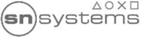 SN SYSTEMS Logo (EUIPO, 23.01.2014)