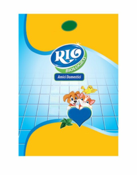 Rio Biologico Amici Domestici. Logo (EUIPO, 11/11/2014)