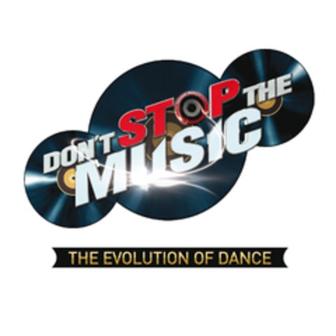 DON'T STOP THE MUSIC THE EVOLUTION OF DANCE Logo (EUIPO, 11/27/2014)