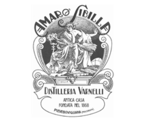 Amaro Sibilla distilleria vanelli antica casa fondata nel 1868 Pievebovigliana (MACERATA) Logo (EUIPO, 01/29/2015)