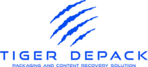 Tiger Depack packaging and content recovery solution Logo (EUIPO, 07/03/2017)