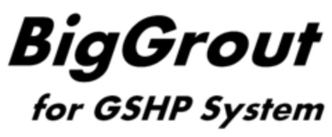 BigGrout for GSHP System Logo (EUIPO, 08/16/2017)