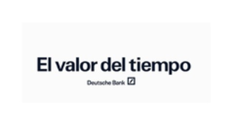 EL VALOR DEL TIEMPO   DEUTSCHE BANK Logo (EUIPO, 10/22/2018)