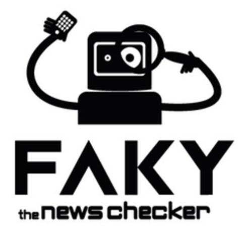 FAKY the news checker Logo (EUIPO, 10.01.2019)