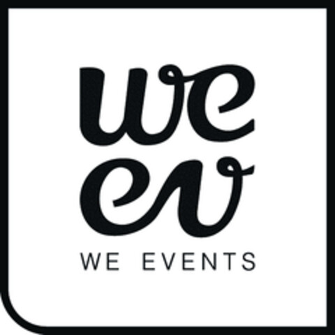 WE EV WE EVENTS Logo (EUIPO, 16.01.2019)