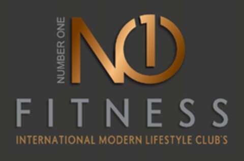 NUMBER ONE FITNESS INTERNATIONAL MODERN LIFESTYLE CLUB'S Logo (EUIPO, 21.06.2019)