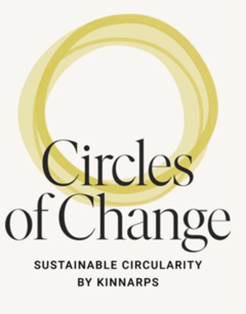 Circles of Change SUSTAINABLE CIRCULARITY BY KINNARPS Logo (EUIPO, 13.04.2022)