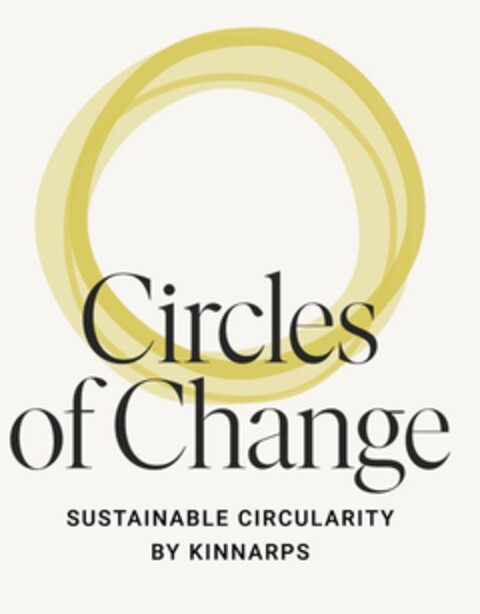 Circles of Change SUSTAINABLE CIRCULARITY BY KINNARPS Logo (EUIPO, 04/13/2022)