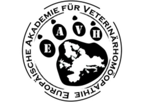 EUROPÄISCHE AKADEMIE FÜR VETERINÄRHOMÖOPATHIE EAVH Logo (EUIPO, 24.06.2024)