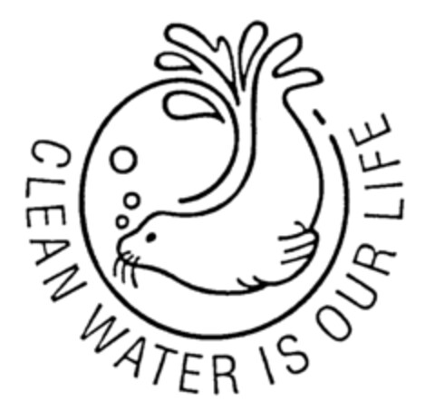 CLEAN WATER IS OUR LIFE Logo (EUIPO, 04/01/1996)