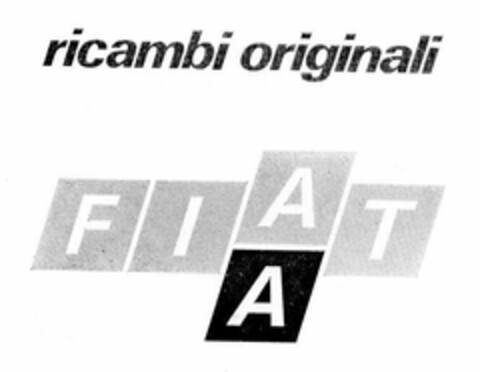 ricambi originali FIAT Logo (EUIPO, 07/12/1996)