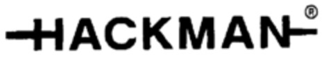 HACKMAN Logo (EUIPO, 20.11.1996)