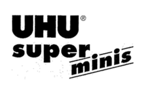 UHU super minis Logo (EUIPO, 03.03.2005)