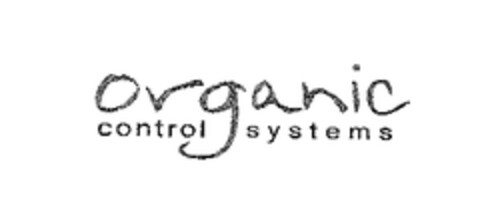 organic control systems Logo (EUIPO, 19.01.2007)