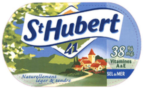 St Hubert 41 Naturellement léger & tendre 38% m.g. Vitamines A& E SELde MER Logo (EUIPO, 17.01.2007)