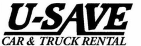 U-SAVE CAR & TRUCK RENTAL Logo (EUIPO, 12.02.2008)