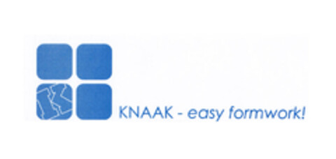 KNAAK - easy formwork! Logo (EUIPO, 06.02.2009)