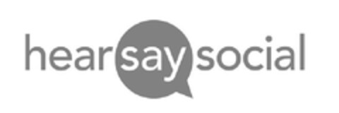 hear say social Logo (EUIPO, 11/27/2012)