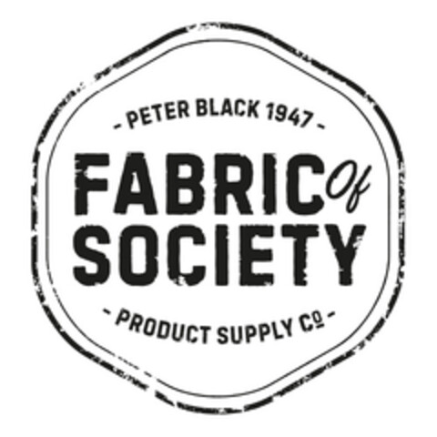 - PETER BLACK 1947 - FABRIC OF SOCIETY - PRODUCT SUPPLY CO - Logo (EUIPO, 24.01.2018)