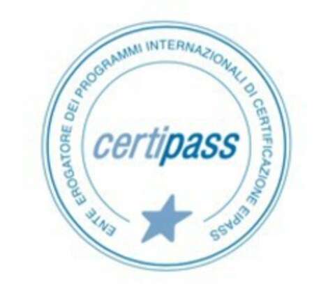 CERTIPASS ENTE EROGATORE DEI PROGRAMMI INTERNAZIONALI DI CERTIFICAZIONE EIPASS Logo (EUIPO, 09.10.2020)