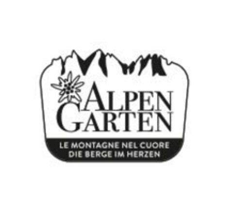 ALPENGARTEN LE MONTAGNE NEL CUORE  DIE BERGE IM HERZEN Logo (EUIPO, 15.11.2023)