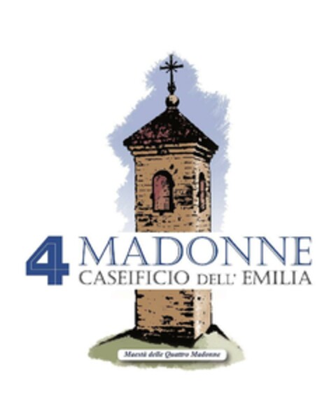 4 MADONNE CASEIFICIO DELL' EMILIA Maestà delle Quattro Madonne Logo (EUIPO, 11.06.2024)