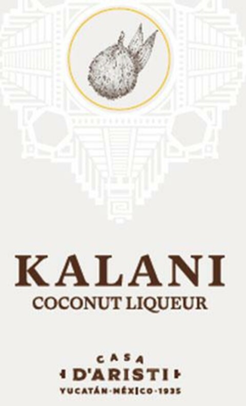 KALANI COCONUT LIQUEUR CASA D'ARISTI YUCATÁN MÉXICO - 1935 Logo (EUIPO, 09/02/2024)