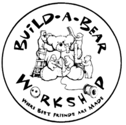 BUILD-A-BEAR WORKSHOP WHERE BEST FRIENDS ARE MADE Logo (EUIPO, 01.12.1998)