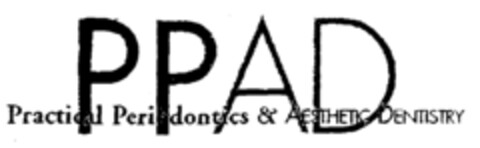 PPAD Practical Periodontics & AESTHETIC DENTISTRY Logo (EUIPO, 26.02.1999)