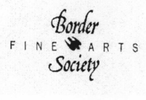 Border Society FINE ARTS Logo (EUIPO, 07/14/2000)