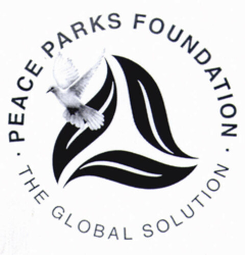 PEACE PARKS FOUNDATION THE GLOBAL SOLUTION Logo (EUIPO, 31.10.2000)