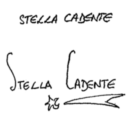 STELLA CADENTE STELLA CADENTE Logo (EUIPO, 02.05.2001)