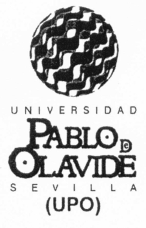 UNIVERSIDAD PABLO De OLAVIDE SEVILLA (UPO) Logo (EUIPO, 24.05.2002)