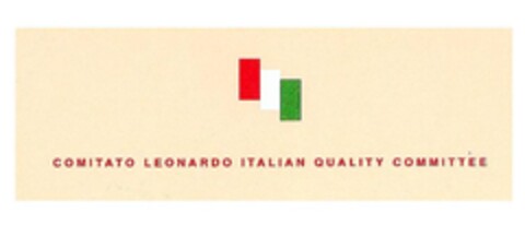 COMITATO LEONARDO ITALIAN QUALITY COMMITTÉE Logo (EUIPO, 07.02.2003)