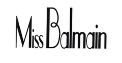 Miss Balmain Logo (EUIPO, 03.07.2003)