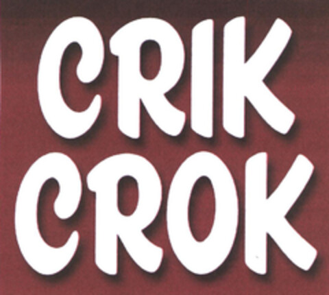 CRIK CROK Logo (EUIPO, 26.01.2004)