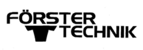 FÖRSTER TECHNIK Logo (EUIPO, 10/29/2004)