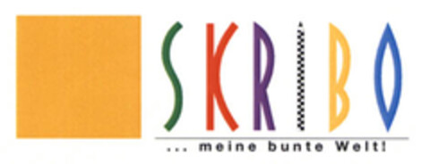 SKRIBO ...meine bunte Welt! Logo (EUIPO, 12.09.2005)