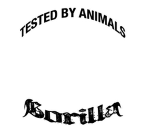 TESTED BY ANIMALS GORILLA Logo (EUIPO, 06/06/2007)