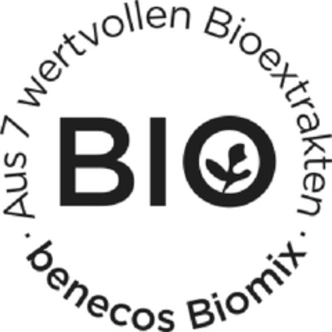 benecos Biomix Aus 7 wertvollen Bioextrakten Bio Logo (EUIPO, 04.12.2012)