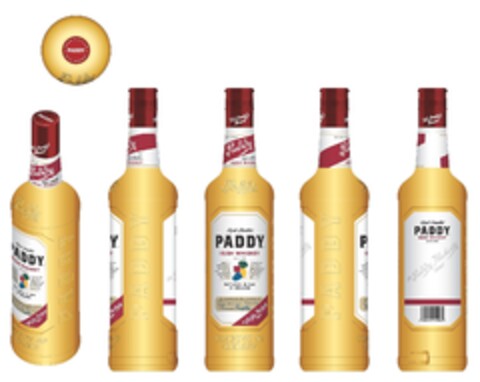 PADDY - PRODUCT OF IRELAND - IRISH WHISKEY - TRIPLE DISTILLED - MATURED IN OAK IN IRELAND Logo (EUIPO, 14.11.2013)