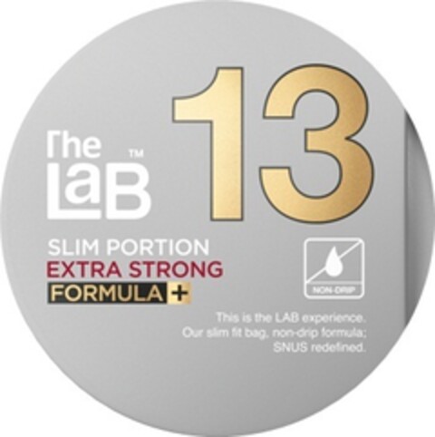 THE LAB 13 SLIM PORTION EXTRA STRONG FORMULA+ Logo (EUIPO, 09.07.2014)