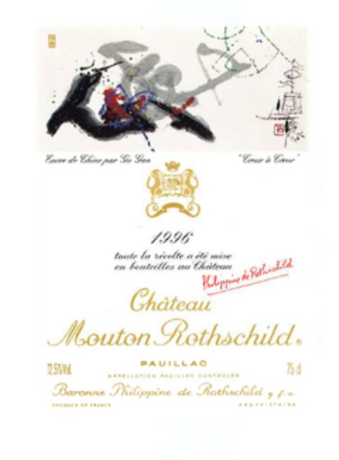 Château Mouton Rothschild 1996 PAUILLAC Logo (EUIPO, 18.11.2014)