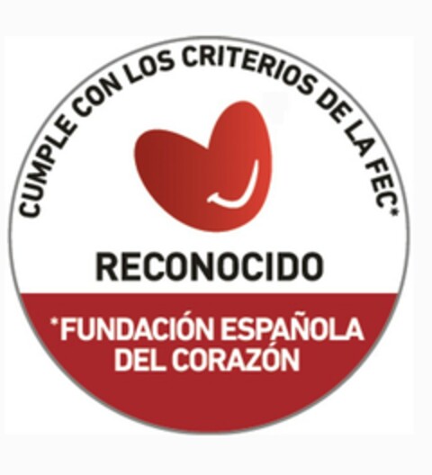 RECONOCIDO FUNDACIÓN ESPAÑOLA DEL CORAZÓN Logo (EUIPO, 12/09/2014)